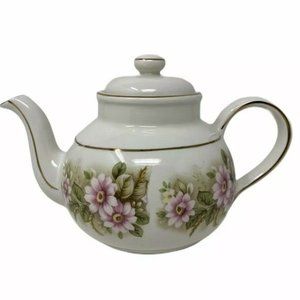 Vintage Porcelain Teapot Arthur Wood #5961 Staffor